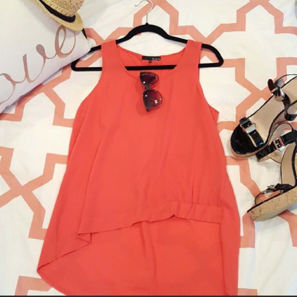 Orange hi low top from Nordstrom